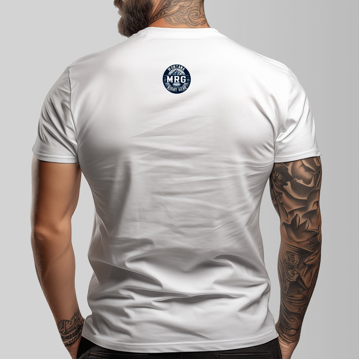 Flathead Moose Rugby Unisex O-neck Short Sleeve T-shirt | 180GSM Cotton (DTF)