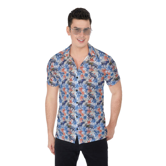 Men's short Sleeve Button Up Shirt - Click to view more designs