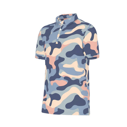 Seaside Camo Stretch Polo Shirt