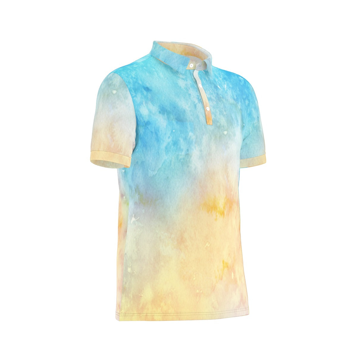 Aquarelle Sunrise Stretch Polo Shirt
