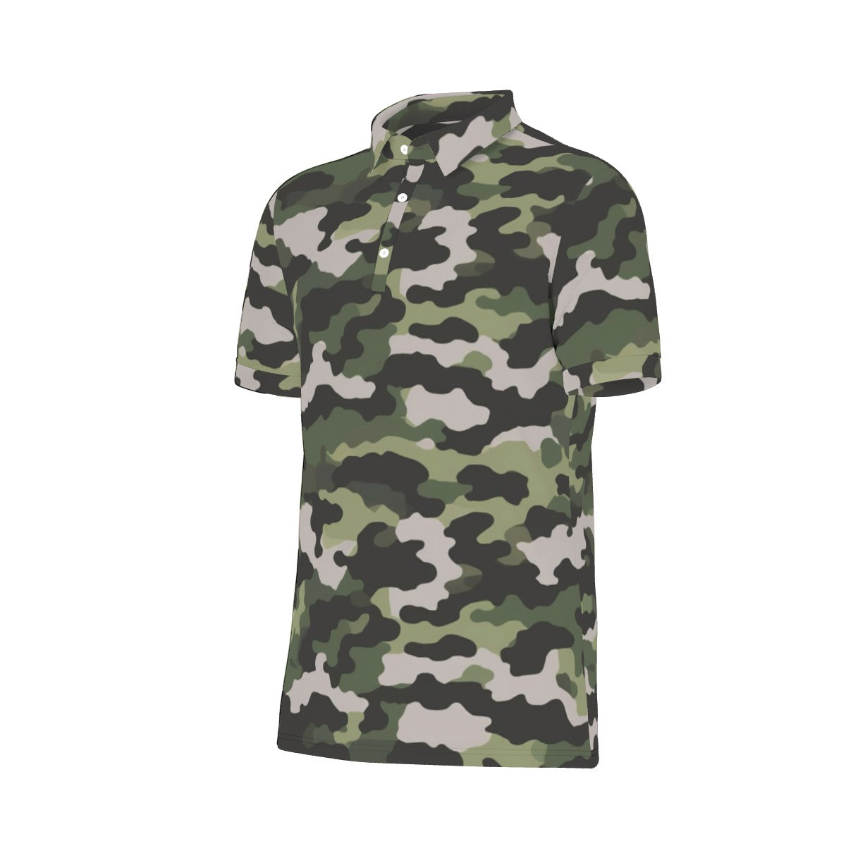 Dressed-up Camo Stretch Polo Shirt