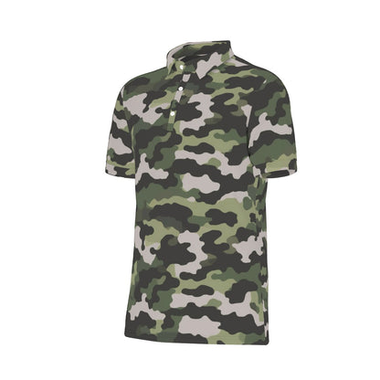 Dressed-up Camo Stretch Polo Shirt