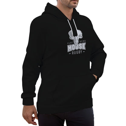 Flathead Moose Rugby Eco-friendly Unisex Pullover Hoodie