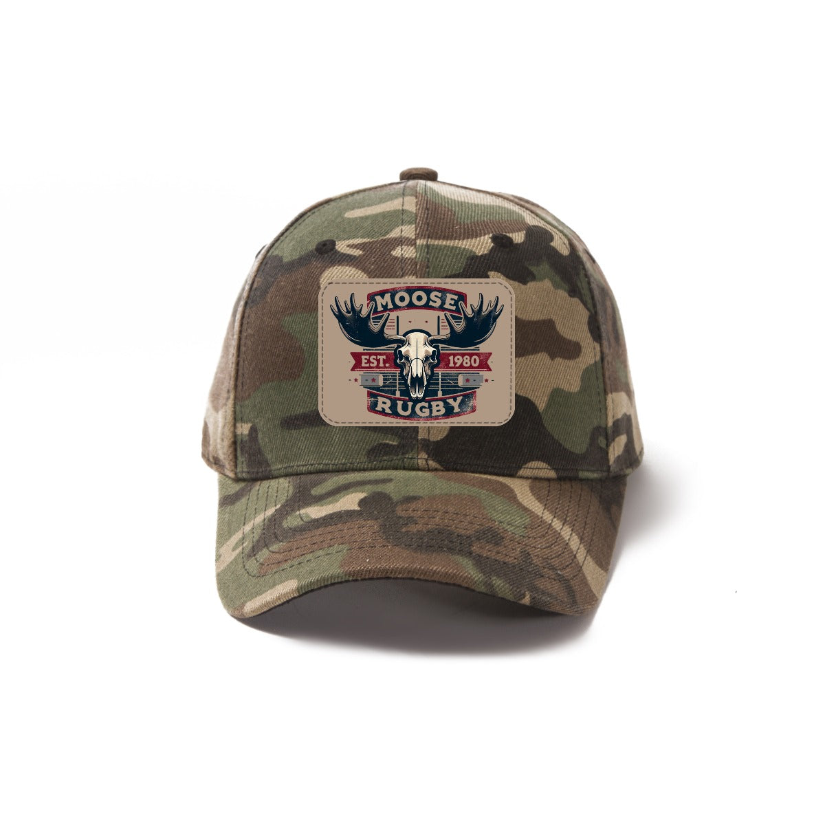 Vintage Moose Rugby Baseball Cap - Stylish Rugby Headwear