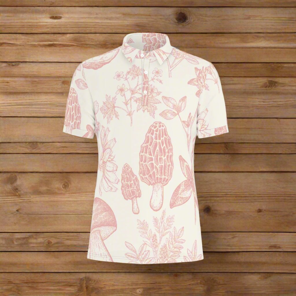Flora & Fungi Stretch Polo Shirt