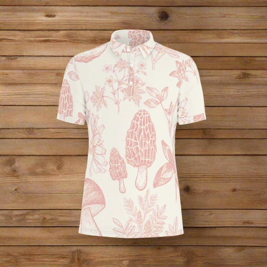 Flora & Fungi Stretch Polo Shirt