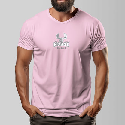 Vintage Moose Rugby Unisex O-neck Short Sleeve T-shirt | 180GSM Cotton
