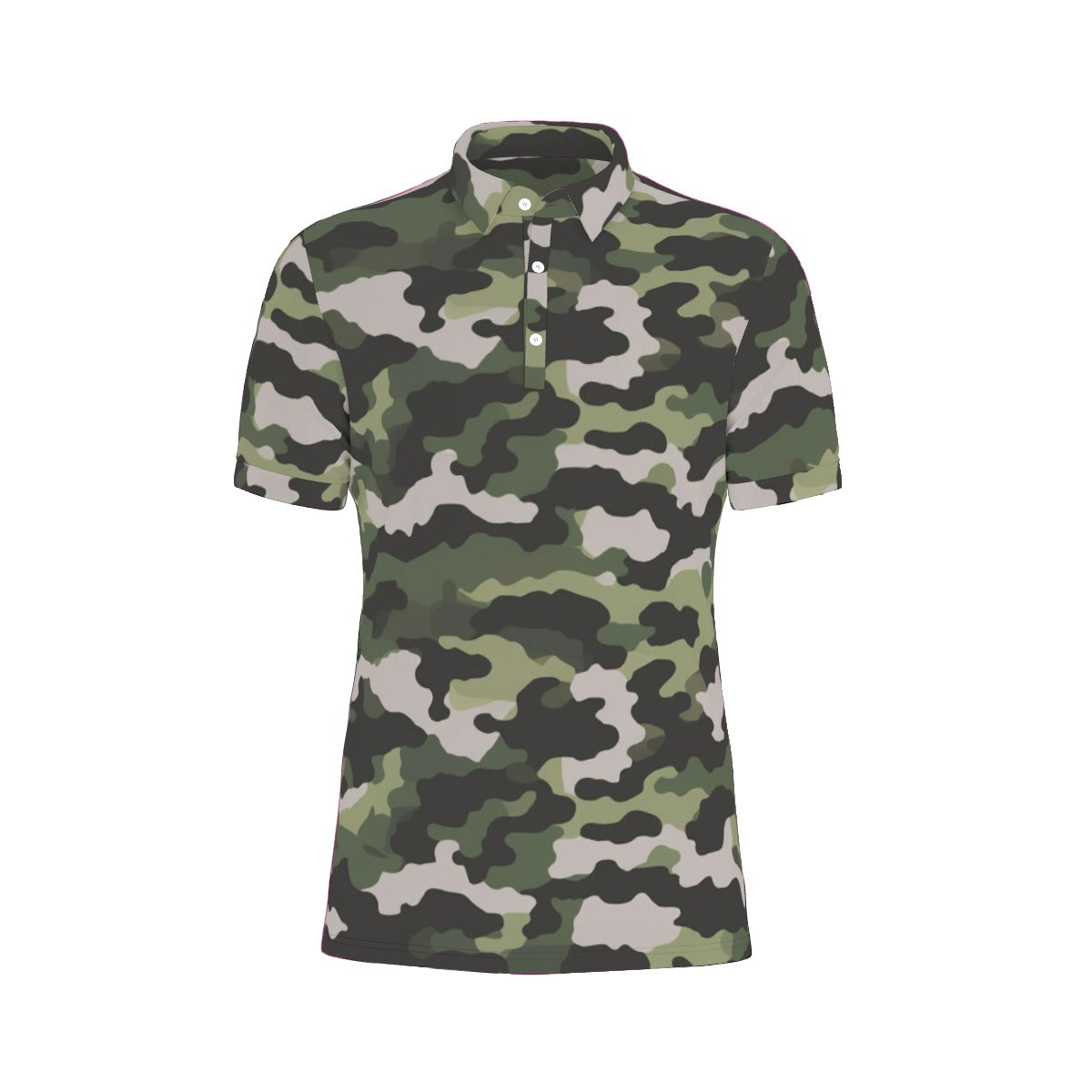 Dressed-up Camo Stretch Polo Shirt