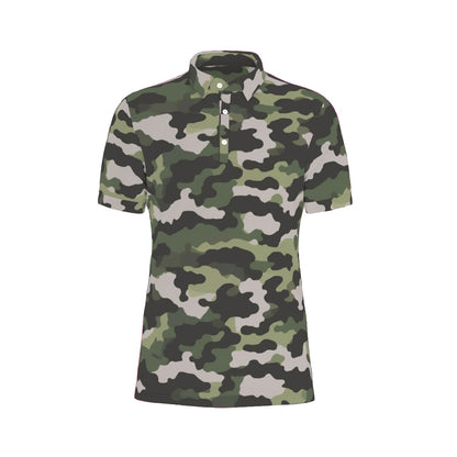 Dressed-up Camo Stretch Polo Shirt