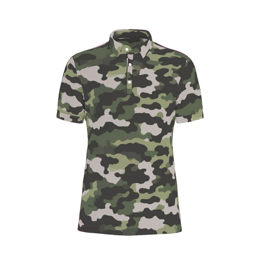 Dressed-up Camo Stretch Polo Shirt
