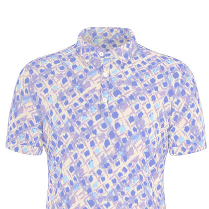 Cubist Charm Stretch Polo Shirt