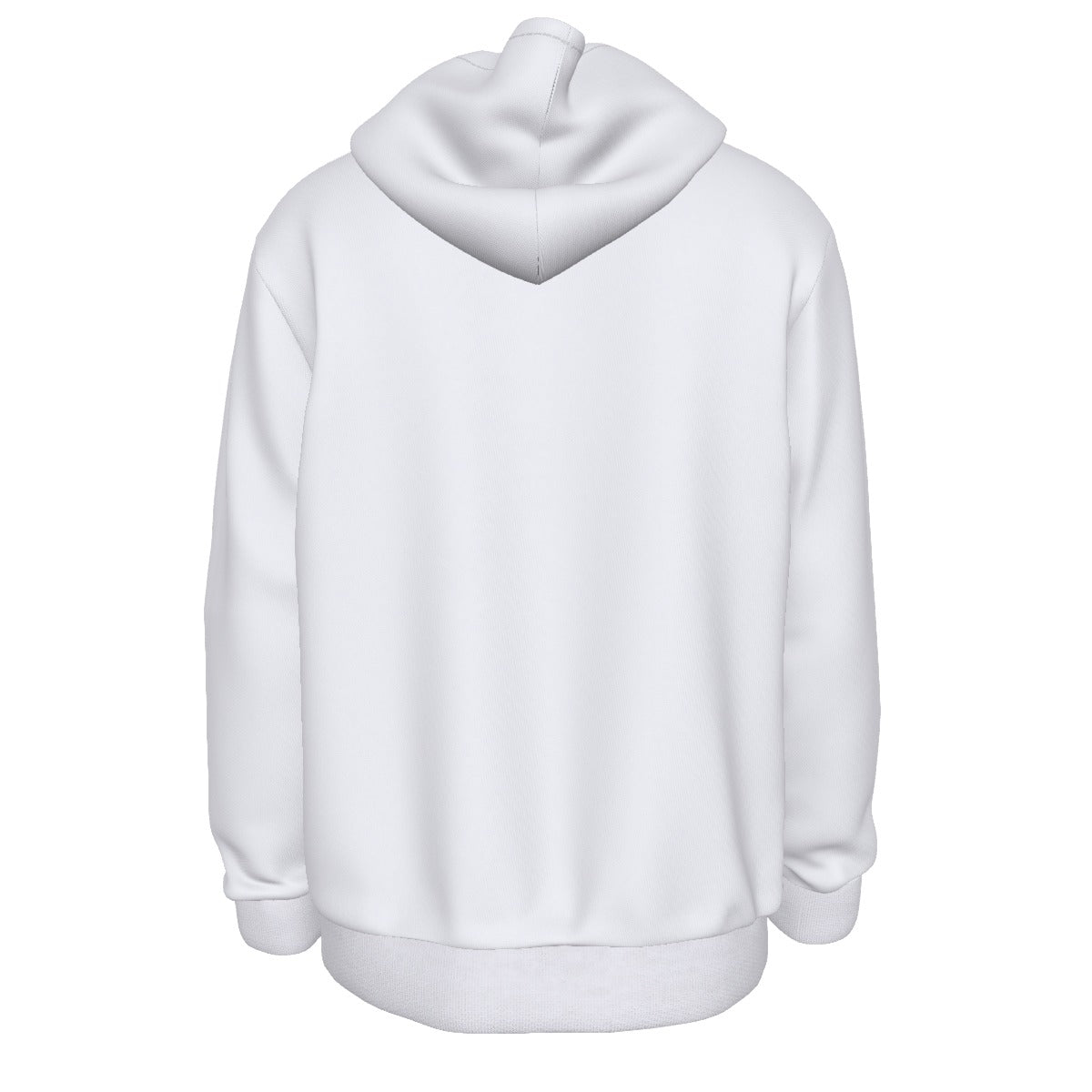 White Men's Pullover Hoodie