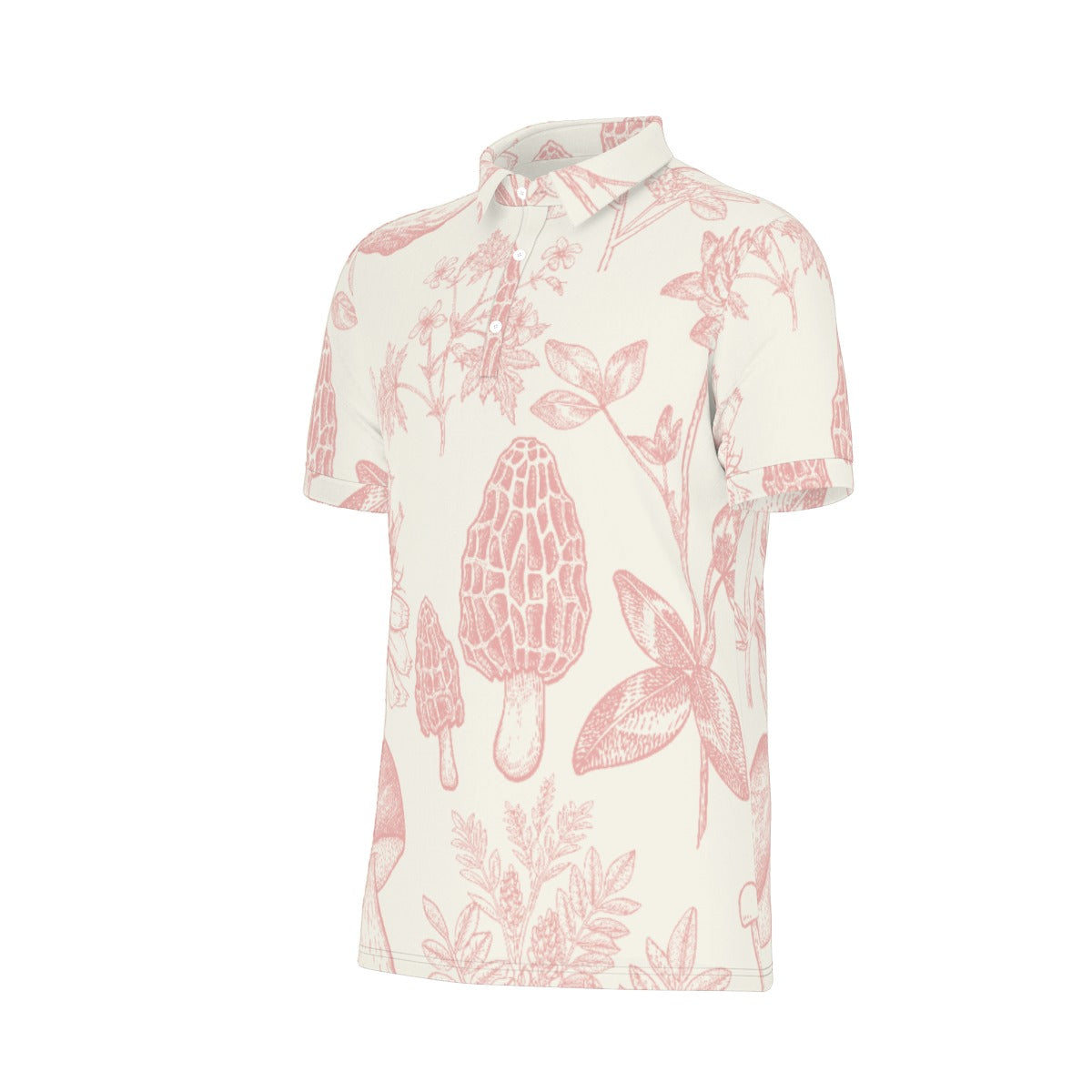 Flora & Fungi Stretch Polo Shirt