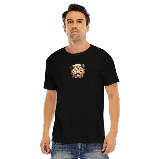 Customizable Fitness Halloween Graphic Unisex O-neck Short Sleeve T-shirt | 180GSM Cotton (DTF)
