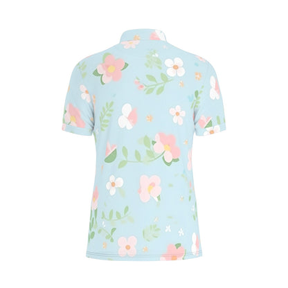 Springtime Serenade Stretch Polo Shirt