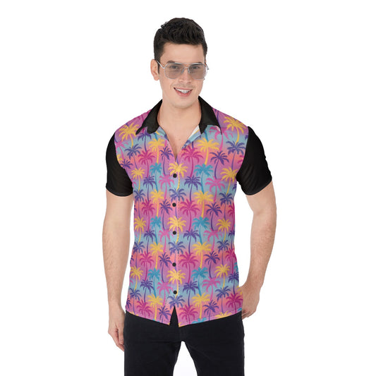 Men's short Sleeve Button Up Shirt - Click to view more designs