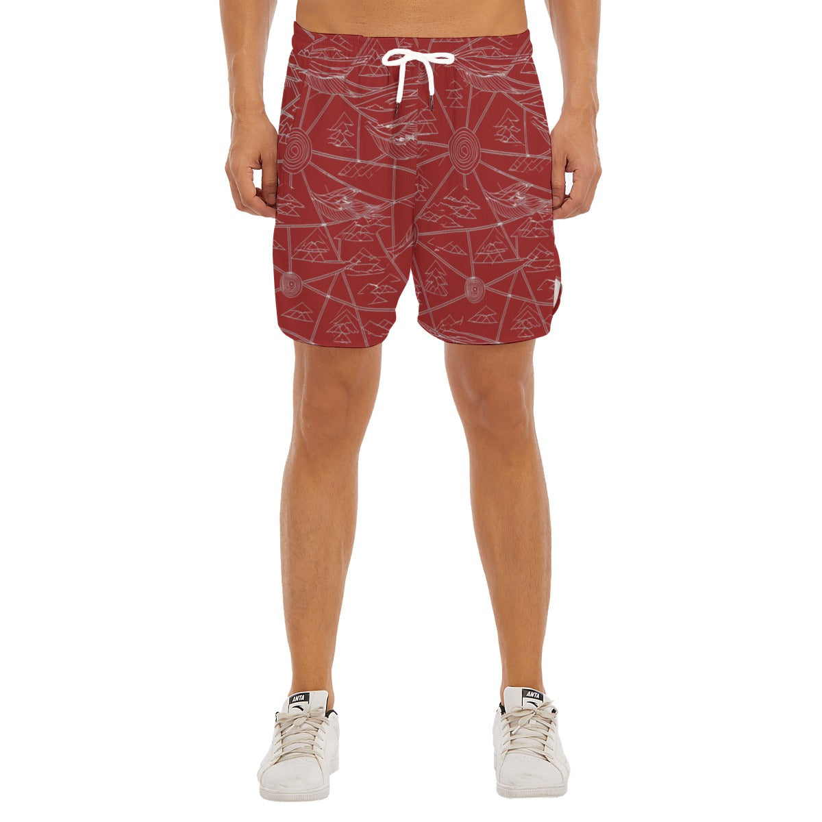 Men's Side Split Running Sport Shorts