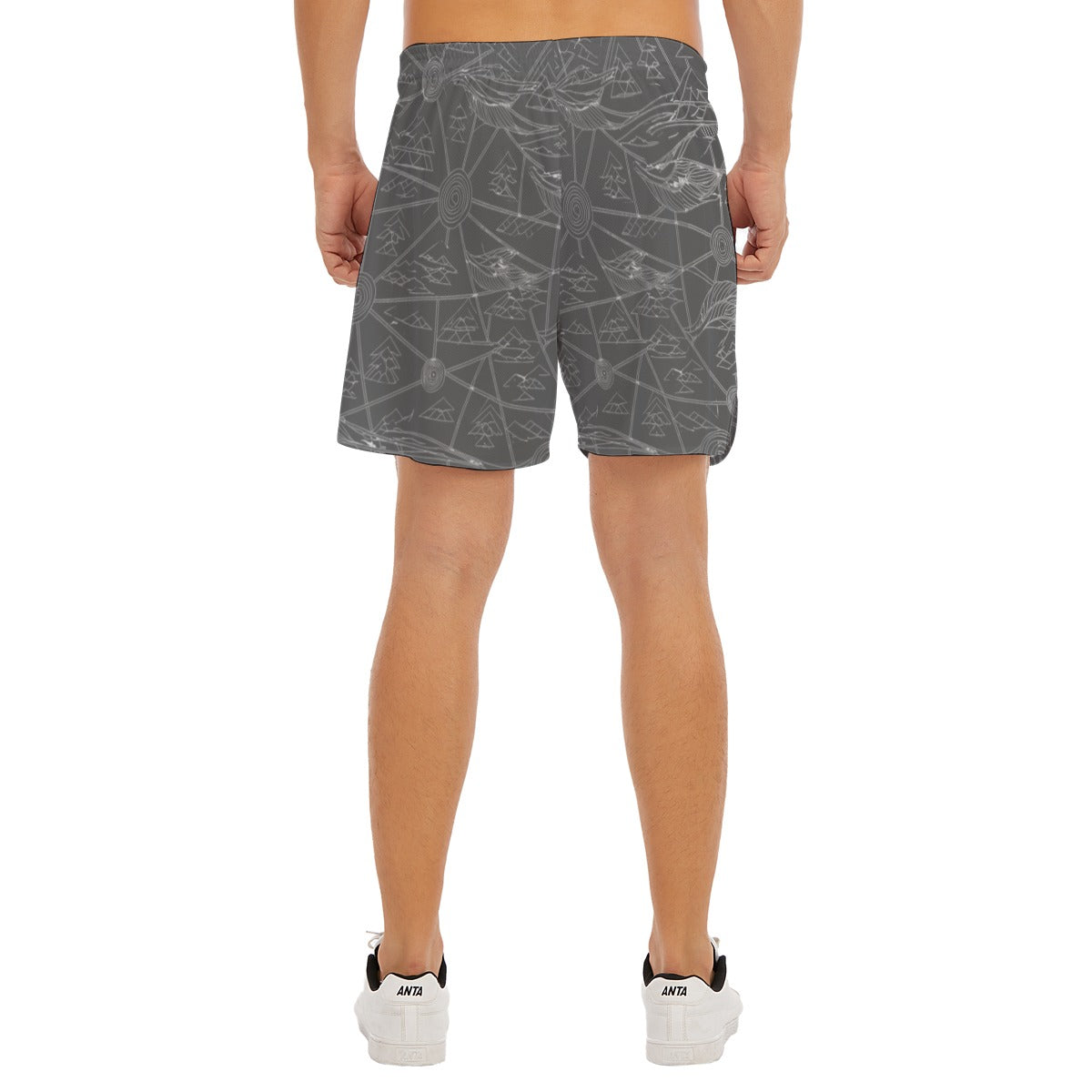 Men's Side Split Running Sport Shorts