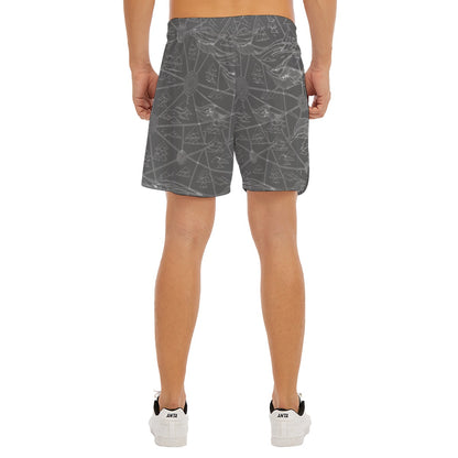 Men's Side Split Running Sport Shorts