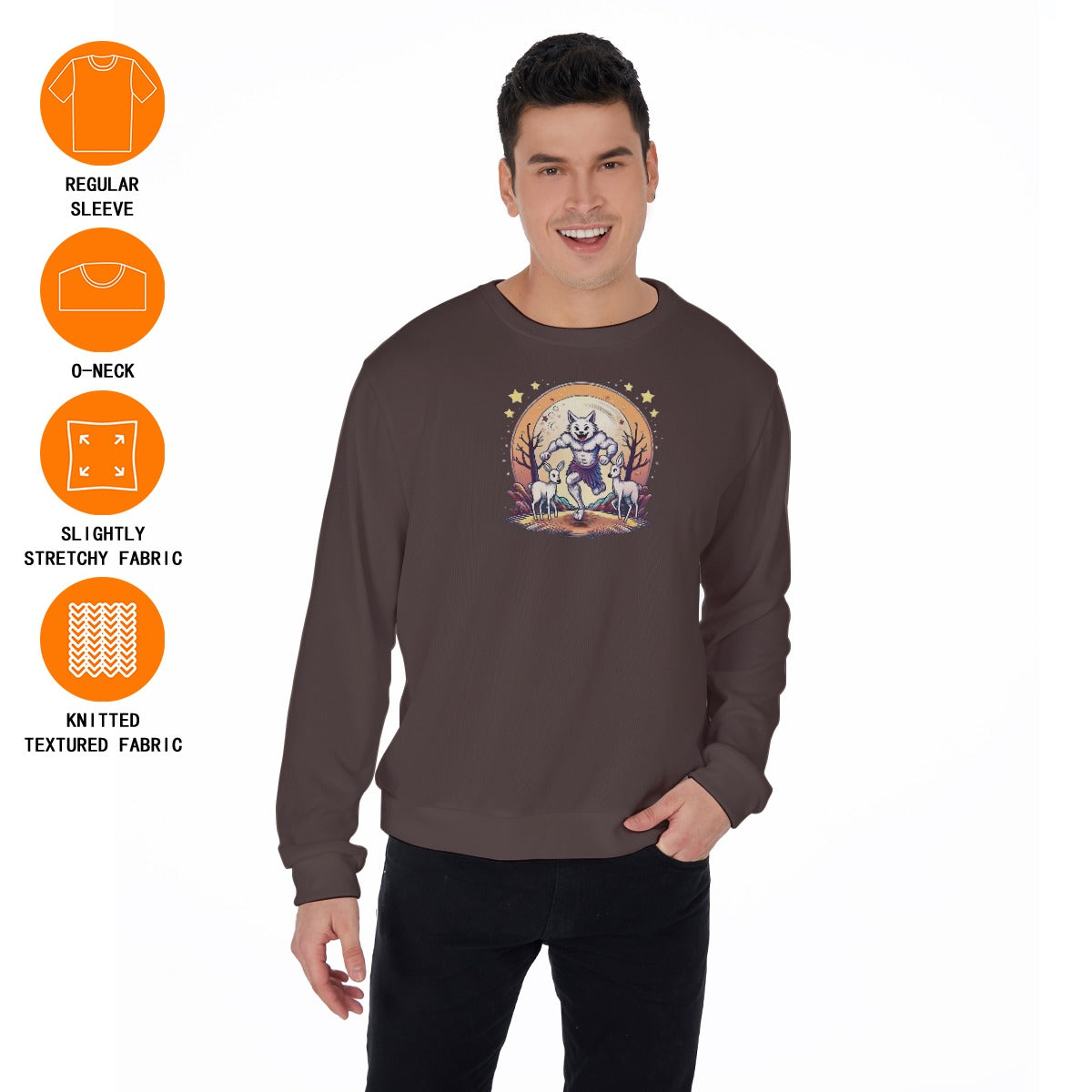 Customizable Halloween Haunts: Men’s Sweater