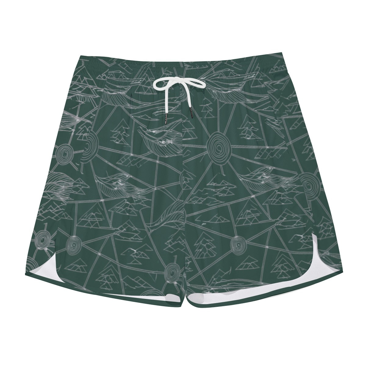 Men's Side Split Running Sport Shorts