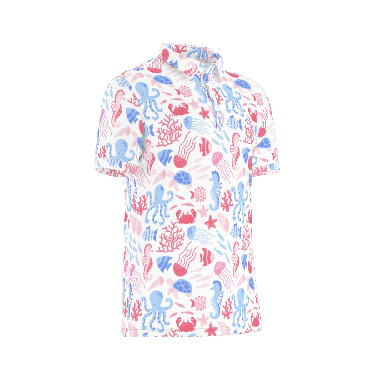 Funder the Sea Stretch Polo Shirt