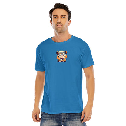 Customizable Fitness Halloween Graphic Unisex O-neck Short Sleeve T-shirt | 180GSM Cotton (DTF)