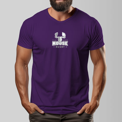 Vintage Moose Rugby Unisex O-neck Short Sleeve T-shirt | 180GSM Cotton