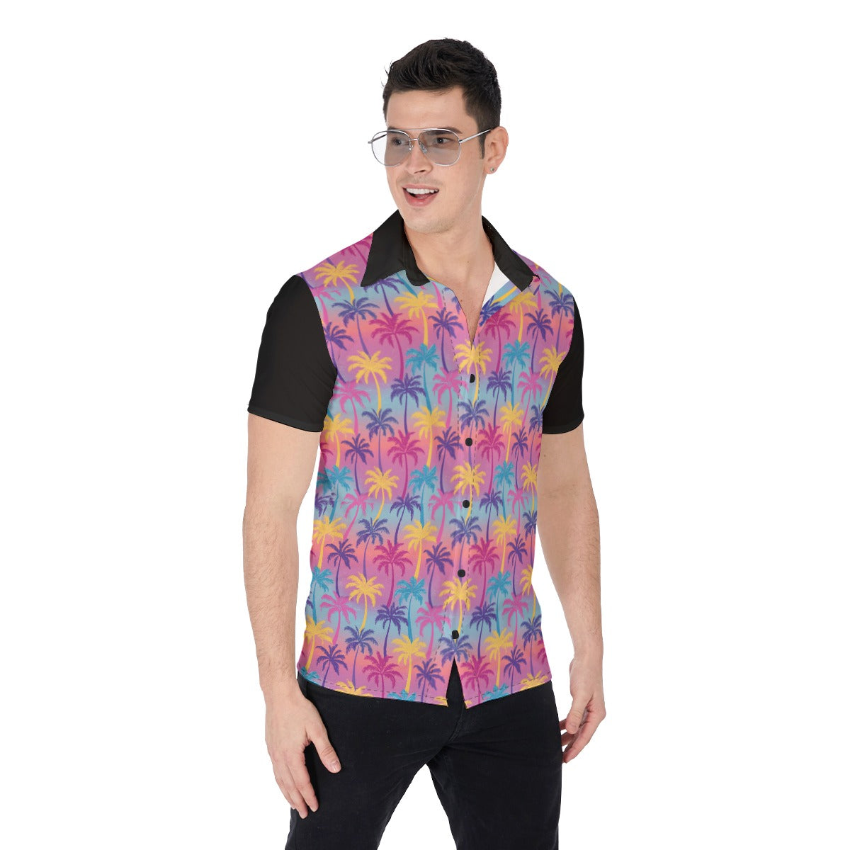 Men's short Sleeve Button Up Shirt - Click to view more designs