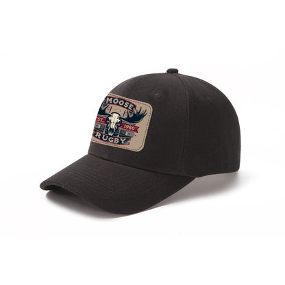 Vintage Moose Rugby Baseball Cap - Stylish Rugby Headwear