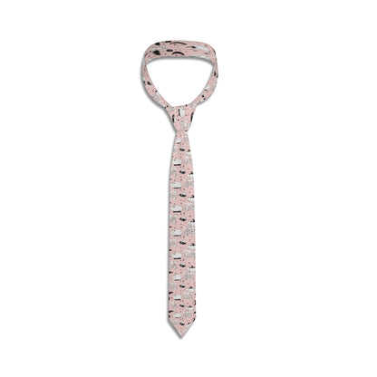 Pink Halloween Tie
