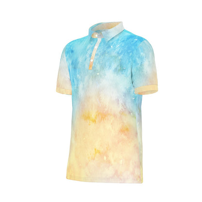 Aquarelle Sunrise Stretch Polo Shirt