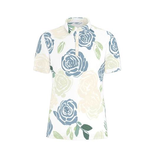 Rose Garden Stretch Polo Shirt
