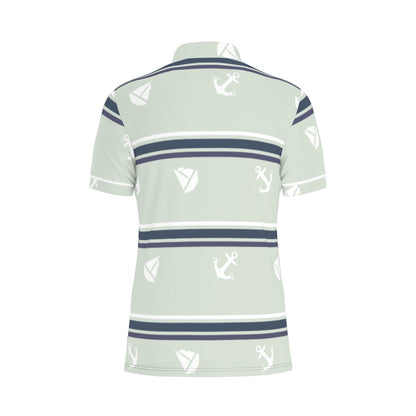 Anchors Up Stretch Polo Shirt