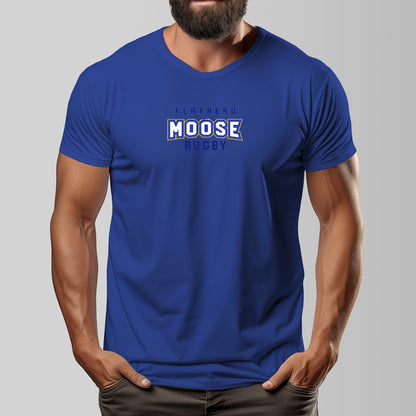 Flathead Moose Rugby Unisex O-neck Short Sleeve T-shirt | 180GSM Cotton (DTF)