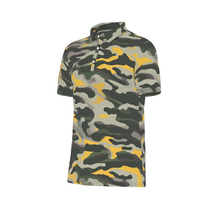 Urban Jungle Camo Stretch Polo Shirt