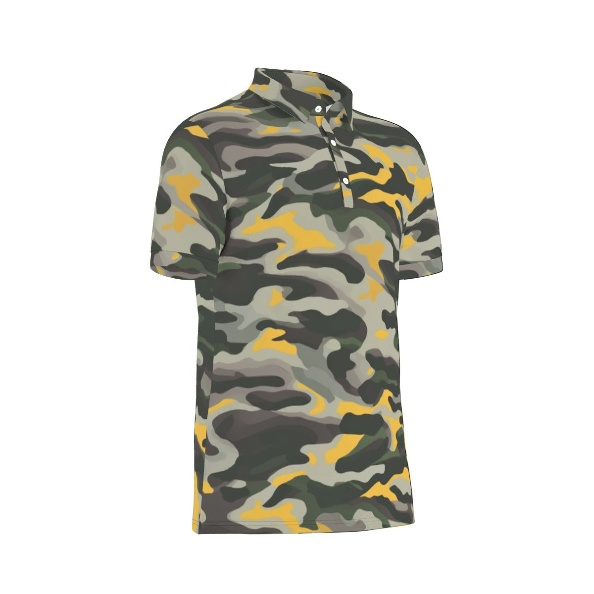 Urban Jungle Camo Stretch Polo Shirt