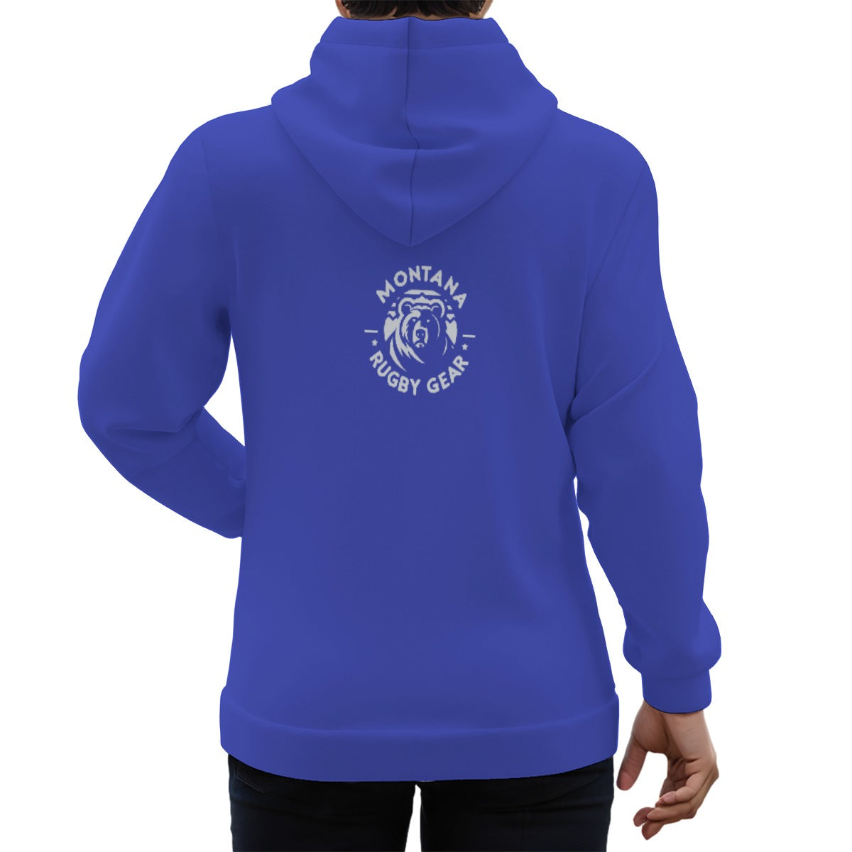 Flathead Moose Rugby Eco-friendly Unisex Pullover Hoodie