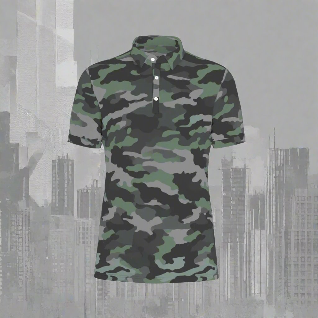 Monochrome Tactical Stretch Polo Shirt