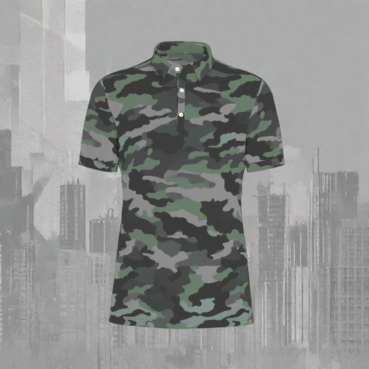 Monochrome Tactical Stretch Polo Shirt