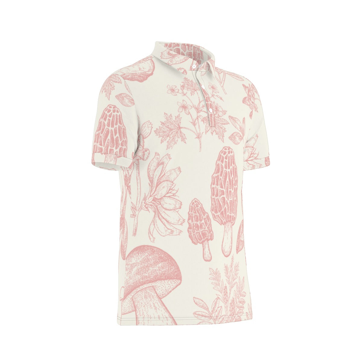 Flora & Fungi Stretch Polo Shirt