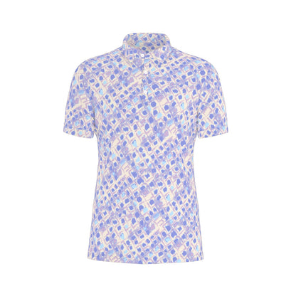 Cubist Charm Stretch Polo Shirt