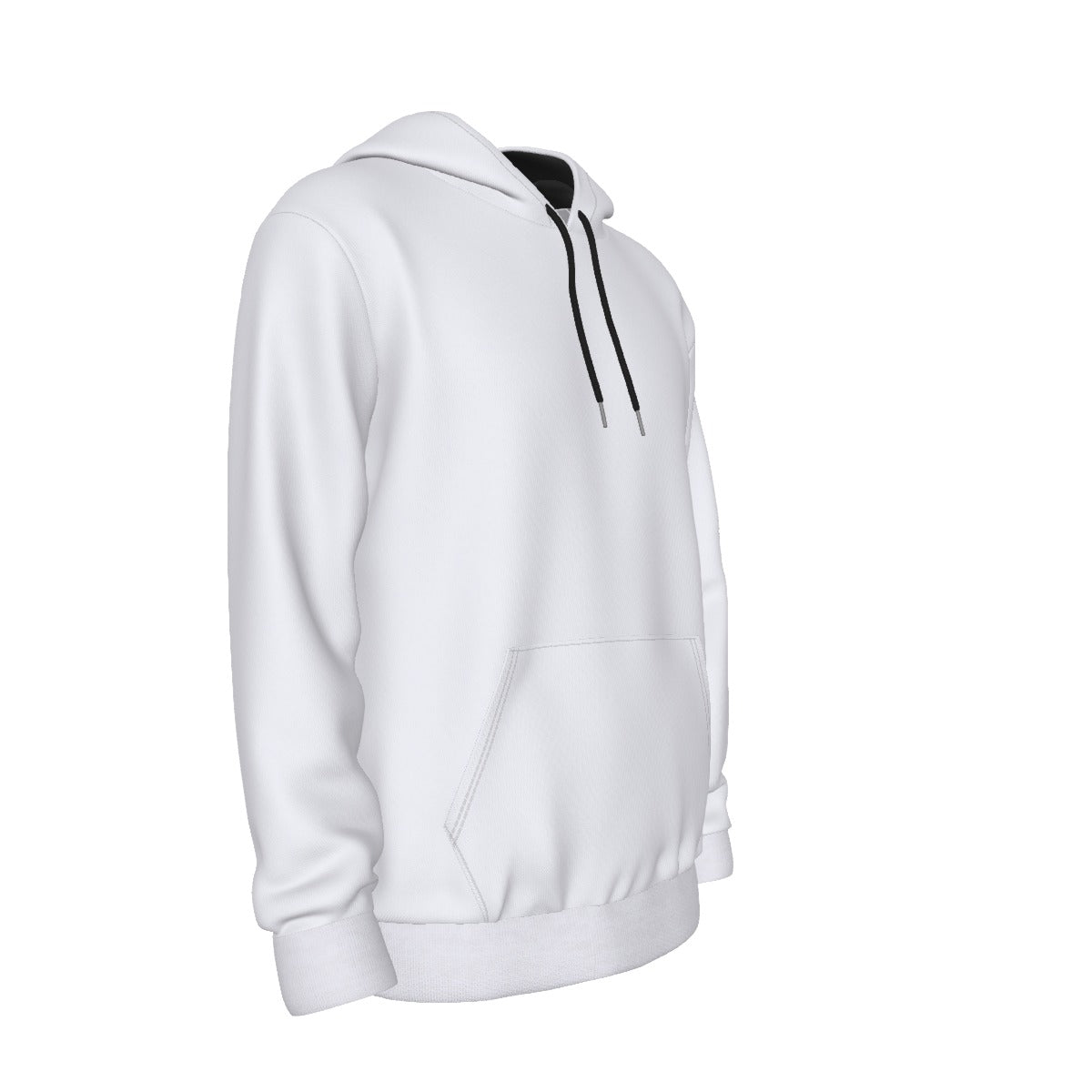 White Men's Pullover Hoodie