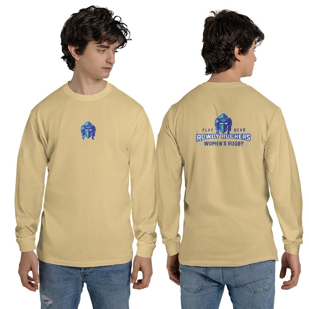Rowdy Ruckers Long Sleeve T-shirt Comfort Colors 6014 (Made in US)