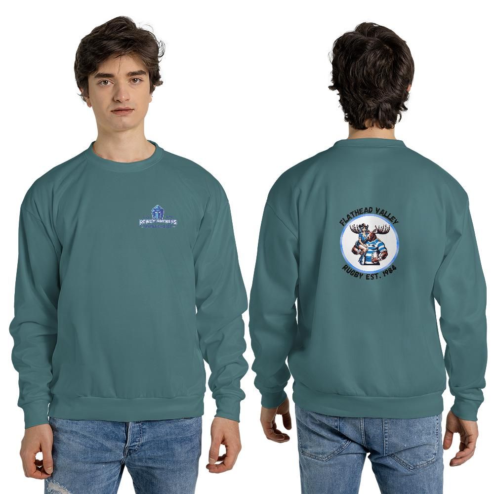 Rowdy Ruckers Classic Unisex Crew-neck Sweatshirt Comfort Colors 1566 (Made in US)