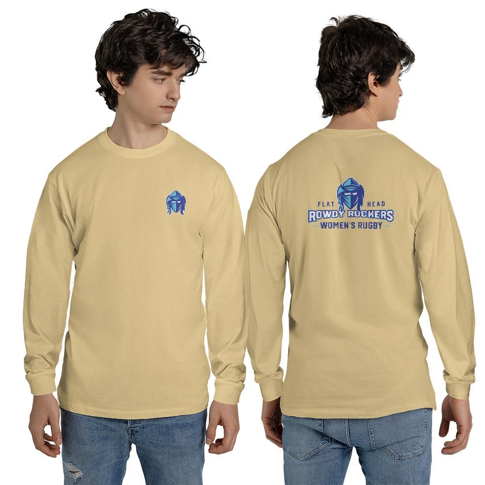 Rowdy Ruckers Long Sleeve T-shirt Comfort Colors 6014 (Made in US)