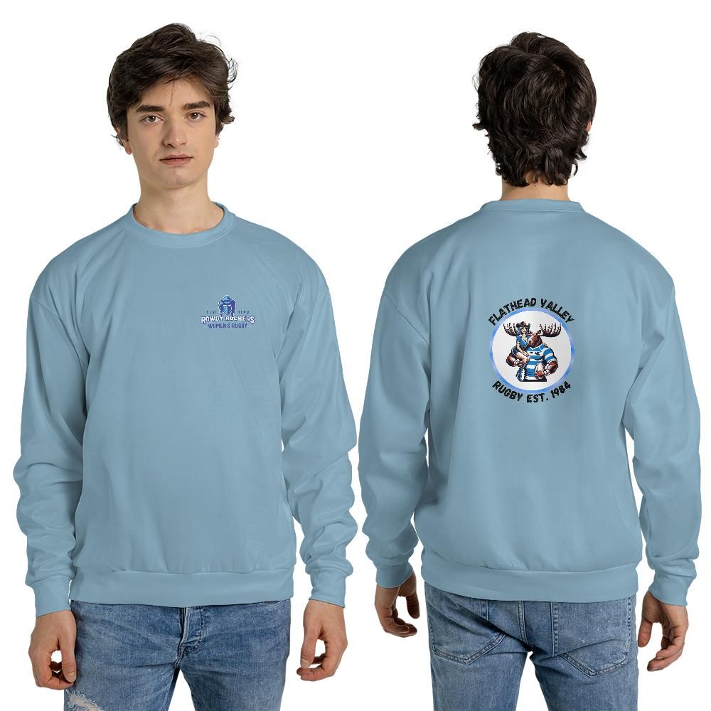 Rowdy Ruckers Classic Unisex Crew-neck Sweatshirt Comfort Colors 1566 (Made in US)