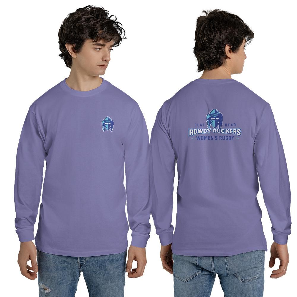 Rowdy Ruckers Long Sleeve T-shirt Comfort Colors 6014 (Made in US)
