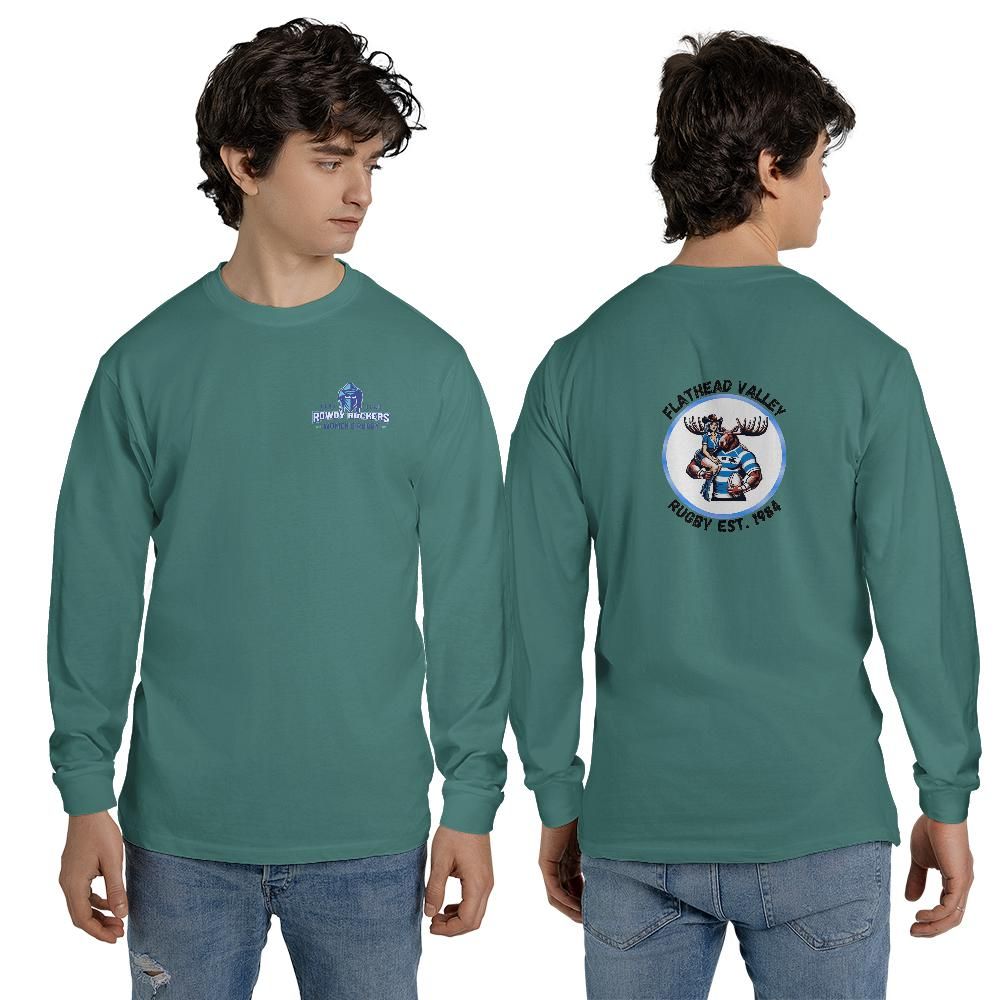 Rowdy Ruckers Long Sleeve T-shirt Comfort Colors 6014 (Made in US)