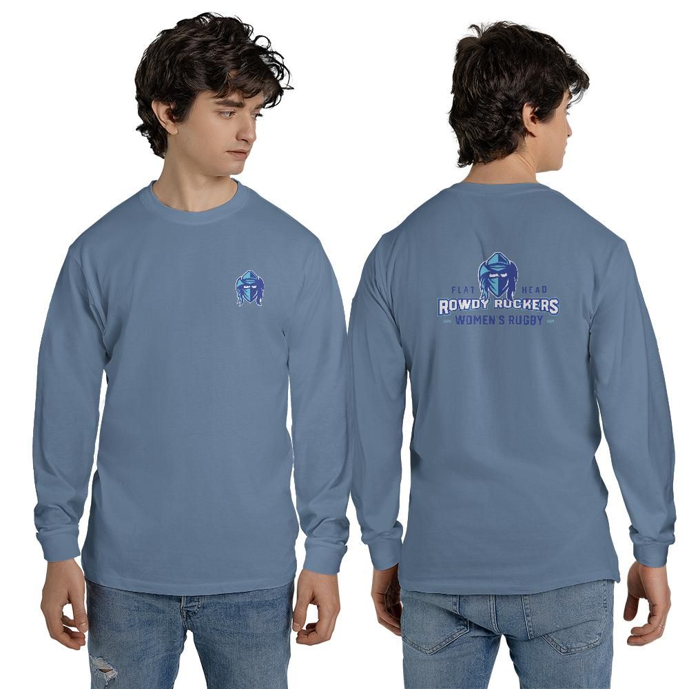 Rowdy Ruckers Long Sleeve T-shirt Comfort Colors 6014 (Made in US)